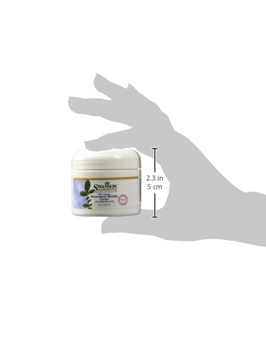 Swanson Resveratrol Wrinkle Cream with Hyaluronic Acid - 2 fl Ounce (59 ml) - Healthy-Aging Cream for Smooth, Youthful-Looking Skin