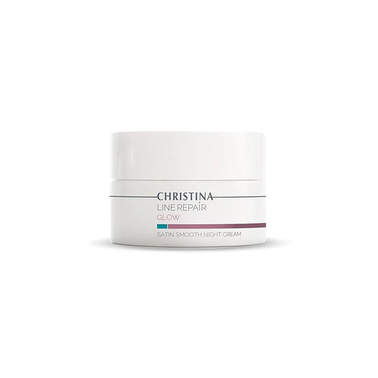 '-CHRISTINA- Line Repair Satin Smooth Night Cream | Pore Minimizer Formula Night Face Cream | Rejuvenate, Nourish, and Hydrate Your Skin | Suitable for Fat, Combination, Normal Skin 50ml / 1.7 fl.oz