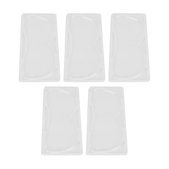 10Pcs (5Pairs) Eye Mask for DIY Face Mask Machine - Reusable Eye Patch Tray Plate Set - Portable DIY Facial Mask Machine Maker Accessory Tool