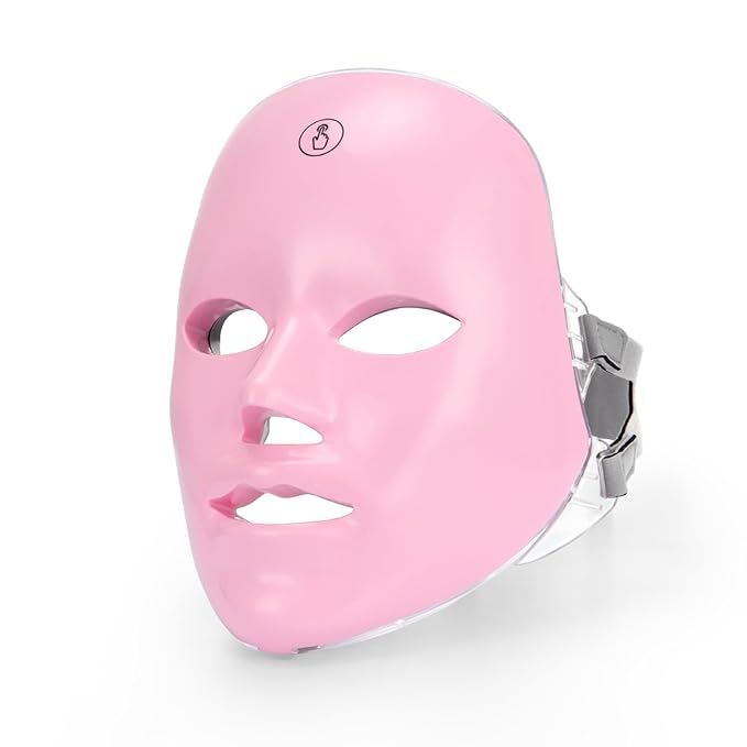 Red Light Mask For Face, 7-1 Colors Red Light Facial Mask Skincare At Home, Cordless, and Rechargeable