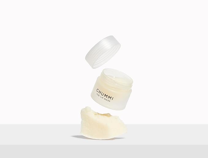 CHUMMI LIP MASK - skincare for your lips - Luxurious overnight lip treatment in coconut, berry, and vanilla, blended with lip-softening plant butters and exfoliating berry extracts. (20g, Vanilla)