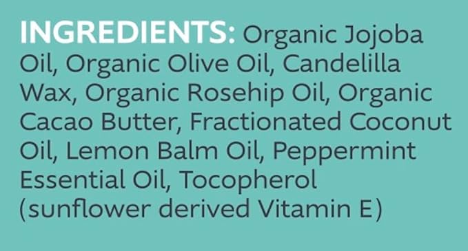 Slo | Natural Lip Balm - All Natural Ingredients, Vegan & Cruelty Free, Hydrating & Soothing, Plastic Free, Paper Packaging | Peppermint + Vitamin E, (0.28oz/8g)