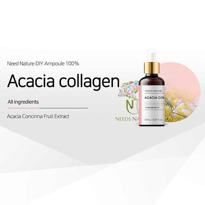 NEEDS NATURE DIY Acacia Collagen 100% Serum 0.67fl.oz/20ml