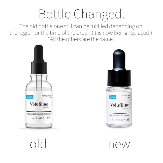 Volufiline Serum 0.33 fl. oz. / 10 ml/Volufiline Oil for face, breast, butt, Skin Elasticity, 100% Genuine, France Sederma, Cosmetic Ingredient booster korean volifiline glass bottle