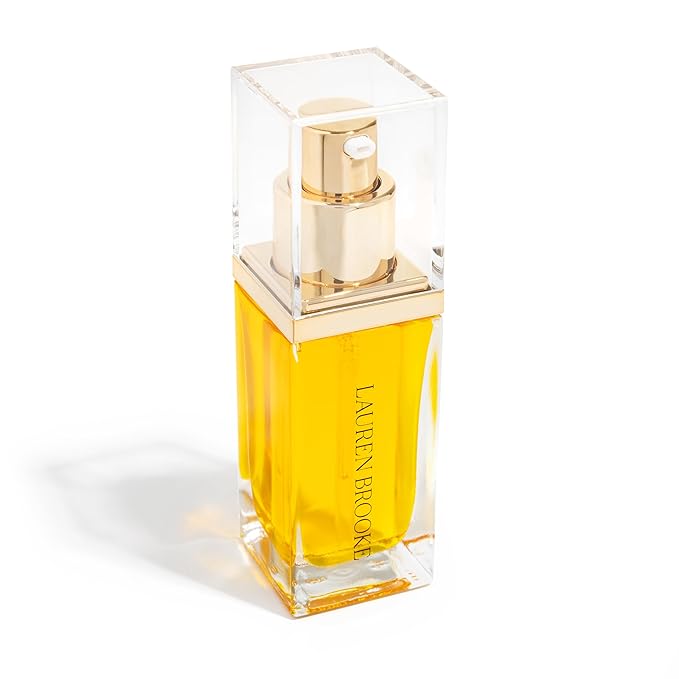 Lauren Brooke Organic Face Serum for Women Anti Aging with Jojoba, Rosehip & Sea Buckthorn - Brightening Serum for Dark Spots, Fine Lines & Glowing Skin - All Skin Types 1 oz