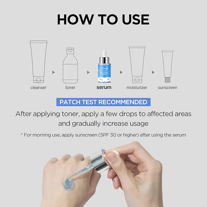 P.CALM Blue Capsule 11 Serum – PDRN & Caffeine for Intense Moisture, Plumping Effect, Elasticity, and Radiant Skin, Korean PDRN Serum (30ml / 1.01 fl.oz)