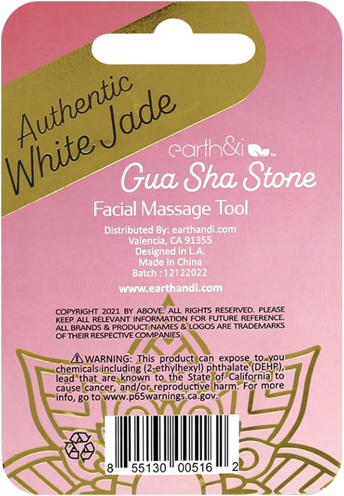 Earth & I Gua Sha Facial Tools, Guasha Tool for Face, Face Massager Tool Skin Care Tools for Face, Jawline Shaper Lymphatic Drainage Massager Face Tool, Face Sculping Tool, 2 Piece