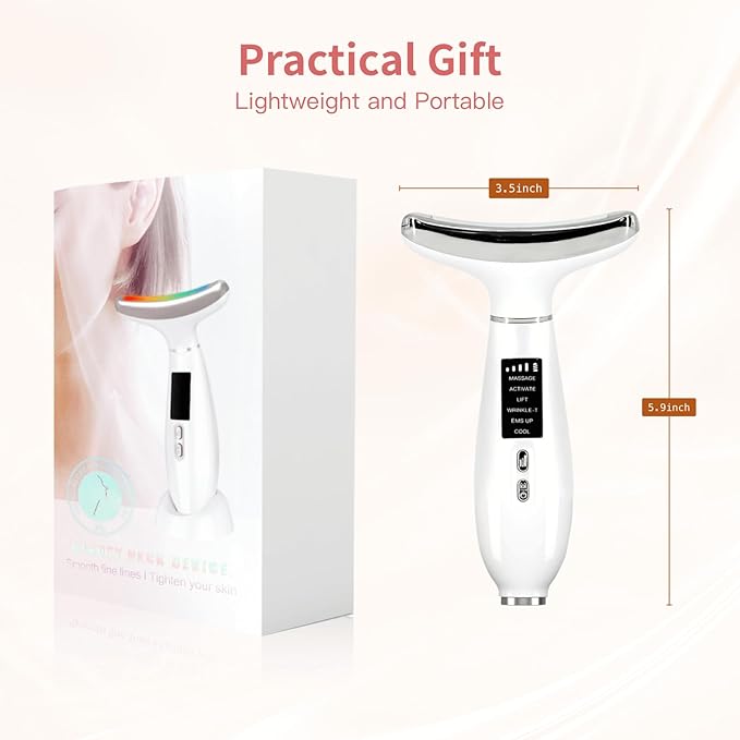 Facial and Neck Massager, Soothing and Relaxing Face Massager for Skin Care