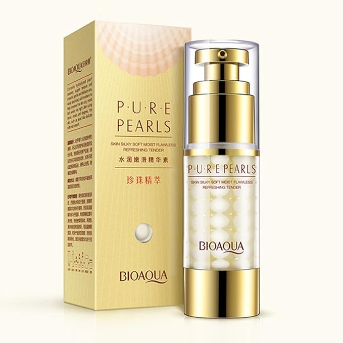 BIOAOUA Pure Pearls Skin Silky Flawless Refreshing Eye Cream Essence Beautiful Moisturized Skin Oil Control 35g