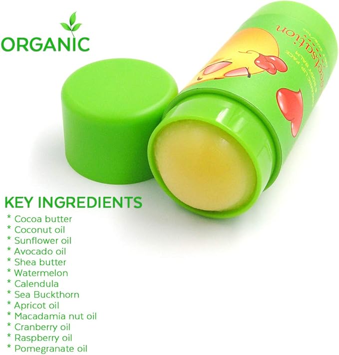 Choco*Smooch Organic Baby Lip & Face Balm, with Argan, Calendula and Sea Buckthorn, 22.18 ml