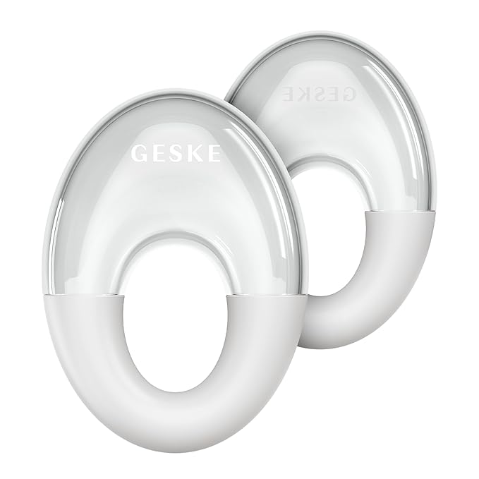 SmartAppGuided™ Cool & Warm Eye Massager | 7 in 1 | Multifunctional Massager | Eyes & Face | Battery-free Cooling & Warming | Firms, Relaxes & De-Puffs Skin | Ring-shaped Design for Easy Grip