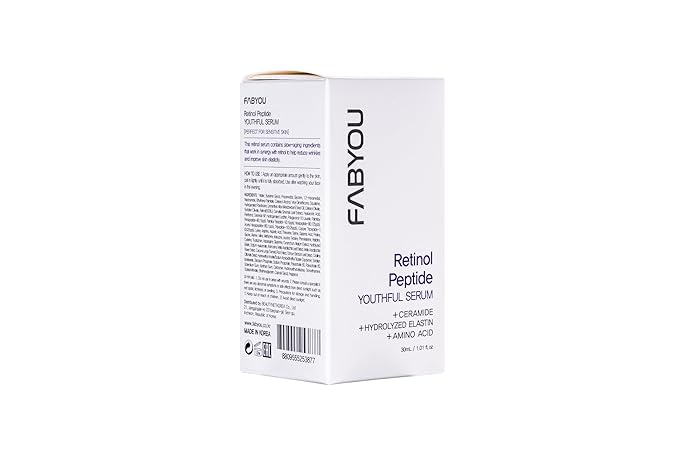 Retinol Peptide Serum 1.01 Oz – Anti-Aging, Hydrating & Firming for Wrinkles & Dark Spots, Gentle Retinol Serum for Face, Day & Night Korean Skincare