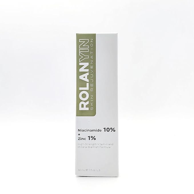 ROLANYIN Niacinamide 10% + Zinc 1% Facial Serum for Oil Control and Pore Minimizing Blemish Treatment Hydrating Soothing Anti Aging and Nourishing Formula Skin Care