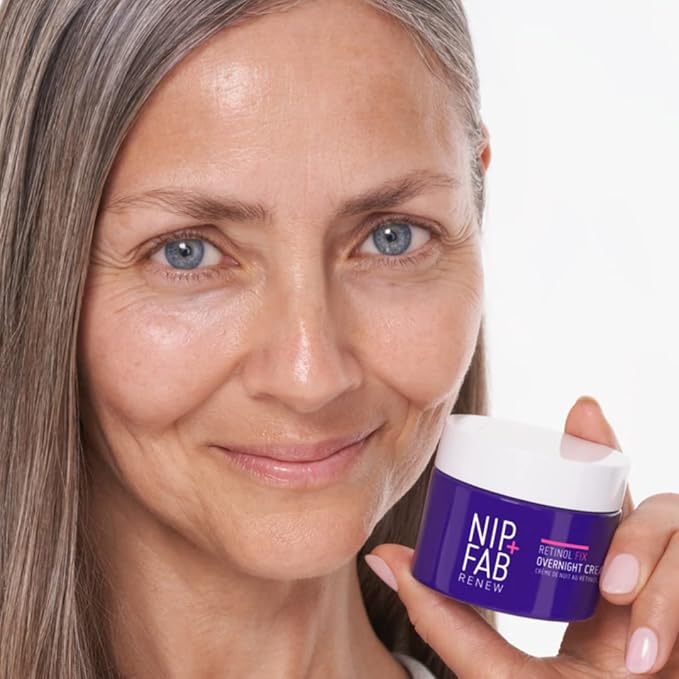 Nip+Fab Retinol Fix 3% Overnight Cream | Advanced Youth-Boosting Formula for Renewed Skin and Fine Line Reduction | Encapsulated Pure Retinol | Anti-Ageing, Regeneration | Sebum Regulation