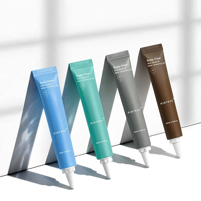 KIMTRUE Scalp Clear Gel for dry and oily scalp,Shampoo Pre-Cleanse,Removes Product Build-Up, Dirt and Oil,Cruelty Free 10ml x 5