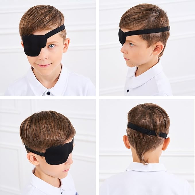3D Eye Patch for Kids - 2nd Generation(Right Eye/Black)