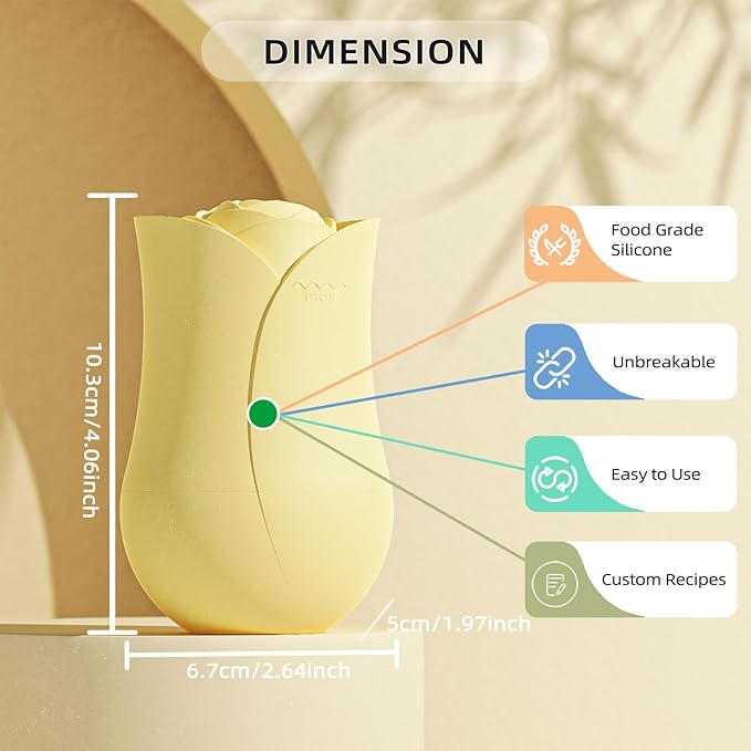 Ice Roller For Face,Cryo Cube Ice Roller For Facial And Eye,Skincare Tools,For Relieving Facial Edema, Shrinking Pores, And Lifting And Firming The Skin (Yellow)