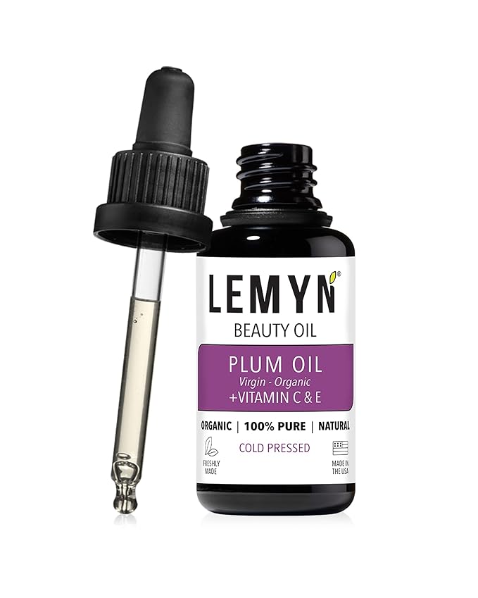Plum Kernel Face Oil |Supercharged with Vitamin C & E | Freshly Made | Luxurious Hydration & Glow | Organic & Natural | Handcrafted Freshness from Santa Barbara, CA