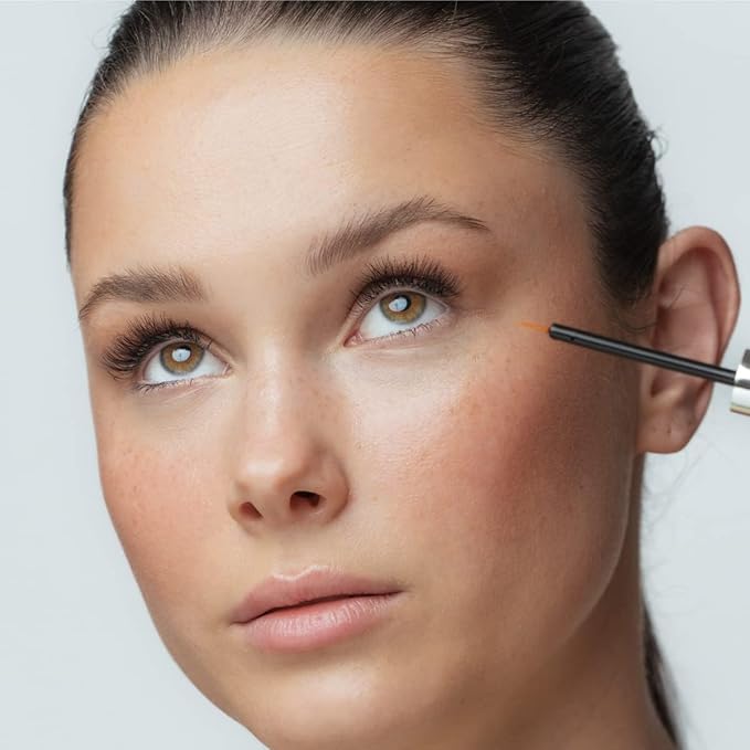 Eyelash Growth Serum - Lash Enhancer for Longer, Thicker, Fuller Lashes & Brows - Natural, Vegan & Cruelty-Free Eyelash Serum for Lash & Brow Growth, Gentle Formula (3 ML)