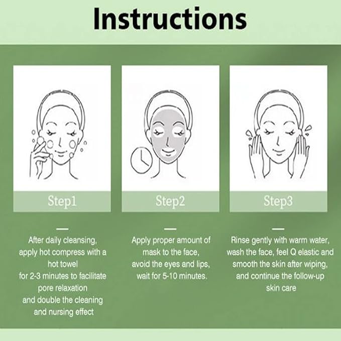 AICHUN BEAUTY Ice Cream Facial Wash Off Mud Mask Oil-Control Deep Cleaning Moisturizing Exfoliation Blackhead Skin Care 100g 3.38FL. OZ (MATCHA TEA & LIME)