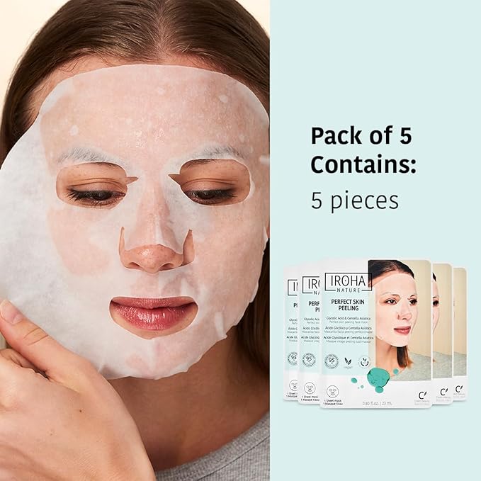 Glycolic Acid Skincare Mask - Pack of 5 Pieces