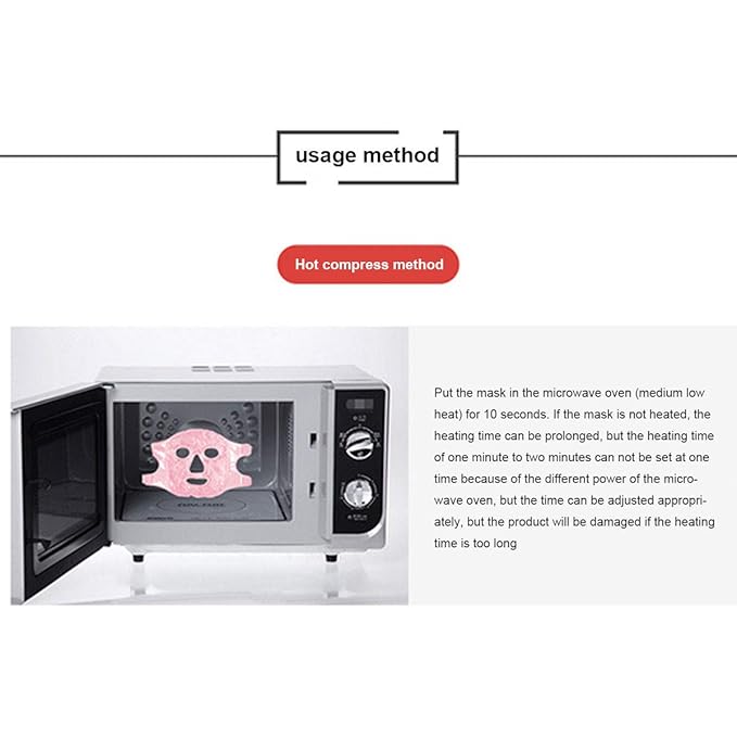 Jakuva Hot and Cold Therapy Full Face Gel Mask,Face Ice Mask for Woman Man,Gel Beads Eye Mask&Compress Pearl Treatment for Headache, Puffiness,Migraine Relief,Face SPA & Overall Skin Care (Pink)