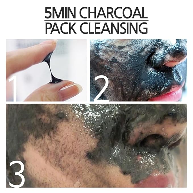 Elizavecca Milky Piggy Elastic Pore Charcoal 5% Cleansing Foam 120ml | black mask face pack | charcoal cleansing | wash off face wash | Not Tested on Animals, No Parabens