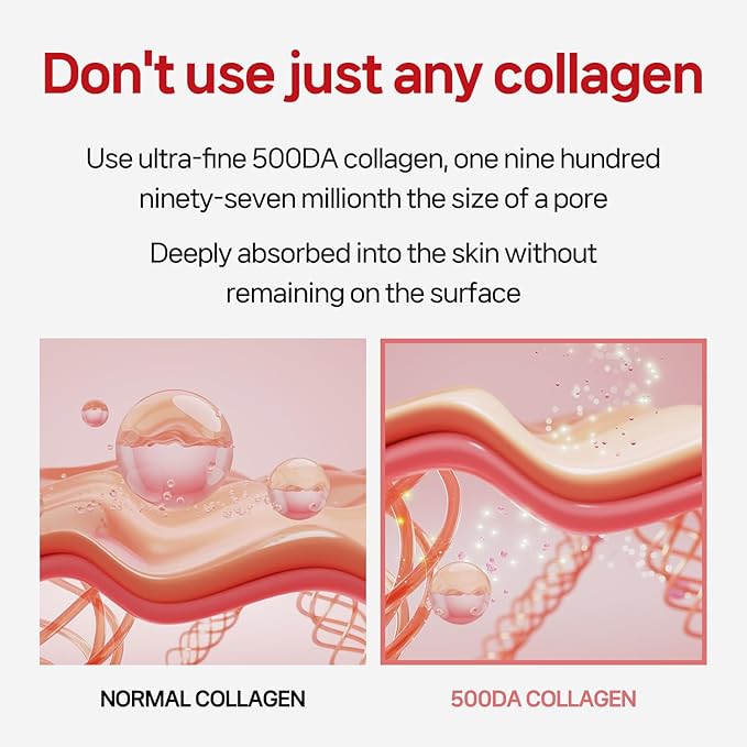 REALCOLLAGEN Hydrolyzed Collagen Face Masks, Lifting and Pore Minimizing, 23g each, Value Pack of 8