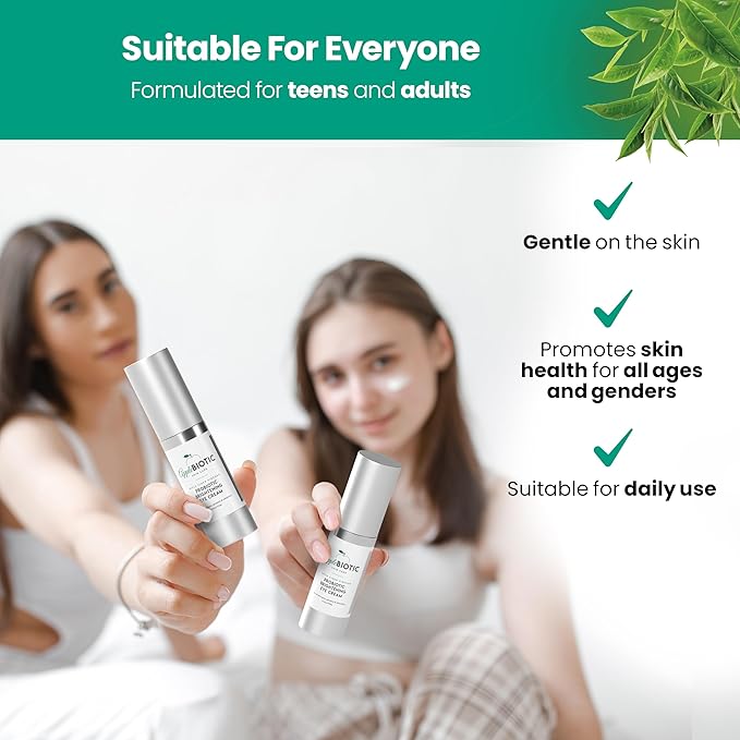 Apple Cider Vinegar Eye Cream with Vitamin B3, Caffeine, Cucumber Extract to Reduce Puffiness, Eye Bags and Dark Circles, Cream For All Skin Types, (0.5 oz) Packaging May Vary