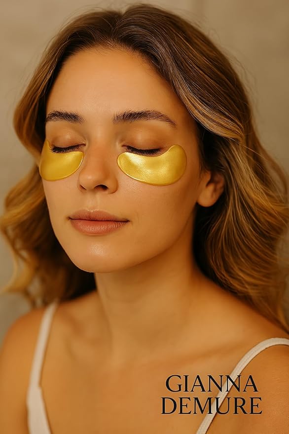 Under Eye Patches for Dark Circles and Puffiness β 24 Collagen Pairs for Puffy Eyes, Wrinkles & Bags β Gold Gel Eye Mask Vegan & Cruelty-Free