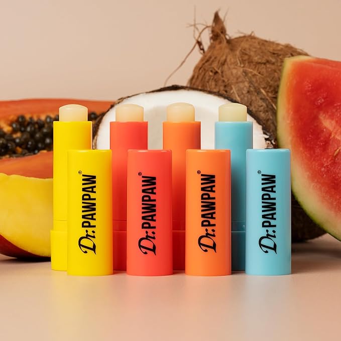Dr. PawPaw Lip Balm - Hydrating Lip Balm Moisturizer with Aloe Vera for Deep Nourishment - Castor Oil Enriched - Original - 0.13 oz