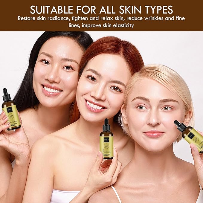 2PC Anti Wrinkle Firming Serum, Wrinkle Lifting and Firming Essence, Firm and Plump Face Serum, Anti-Aging Essence, Reduce Fine Lines Firms Skin, Hydrate & Moisturize for All Skin Types