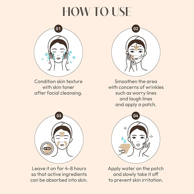 Wrinkle Repair Patches for Frown Lines Eleven Lines - Between the Eyes Wrinkle Patches Non invasive Wrinkle Smoothers for Face Wrinkles - Face Wrinkle Pad- Korea Beauty Face Treatment