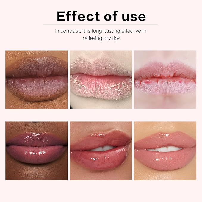 Lip Balm with Floral Fragrance - Enchanting Roses, Fragrant Lavender & Elegant Plum Blossoms - Perfect Stocking Stuffers for Women & Birthday Gifts for Women,100% natural lipstick