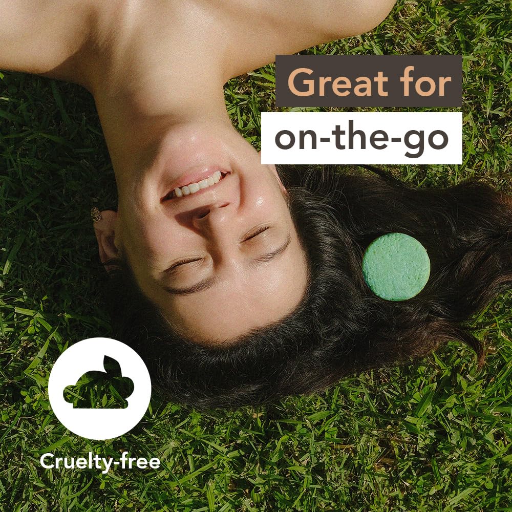 Wave Eucalyptus Oil Shampoo Bar - Moisturizing & Handmade Vegan Bar for Shiny Hair, Natural, Organic & Non-GMO Shampoo for Women & Men, 2.3 oz, Long-Lasting (80-120 Uses)