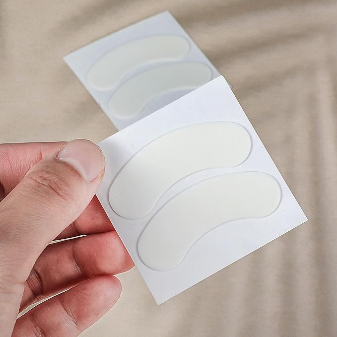 200 Pcs Natural Anti-sensitive Foam Under Eye Patches Pads Eyelash Extensions Tech Supplies Stick Well No Lint Microfoam Disposable Lash Pads Beauty Tools Kit Fit Most Eye Shape