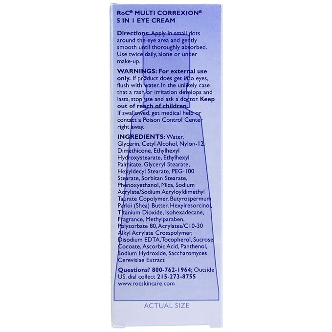 ROC Multi Correxion 5-in-1 Eye Cream, 0.5 oz (Pack of 2)