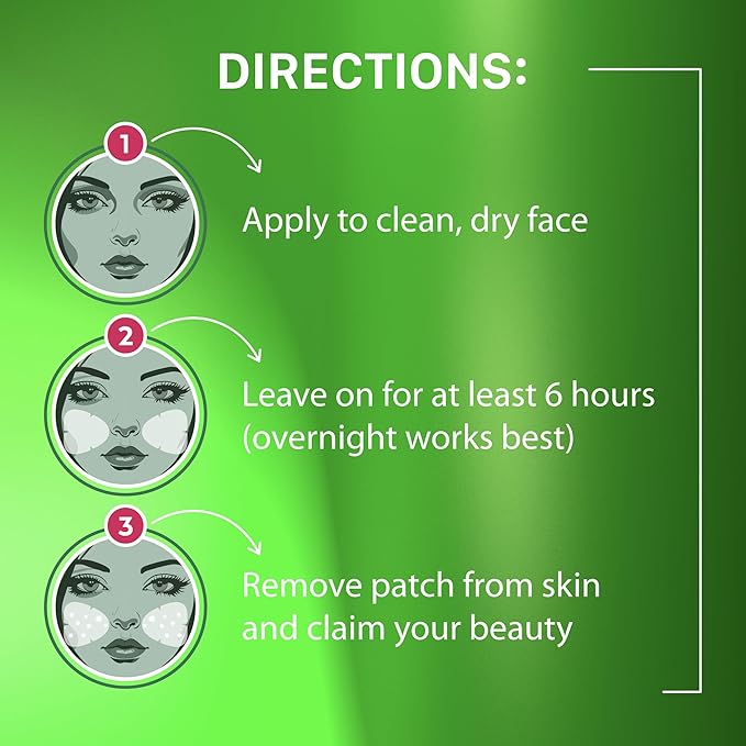 Pimple Patch for Cheeks (12 counts) COSMETICS™ | Medical Grade Hydrocolloid | Acne Patch for Covering Zits and Blemish | Cheeks Patches for Acne | **Dermatologist Approve**