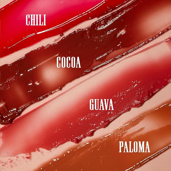 '+ Lux Unfiltered N°11 Smoothing Hydrating Lip Tint for Women - Tinted Lip Balm with Jojoba & Sunflower Oil - Lightweight Moisturizing Semi-Sheer Color - Vegan & Cruelty-Free - Chili (Spicy Sheer Red)