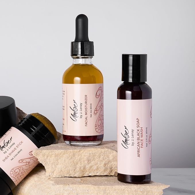 Umber by J Hydrating Facial Moisturizer – Face Serum for Dry and Sensitive Skin with Tea Tree Oil and Jojoba Oil – Improves Overall Skin Tone and Helps Balance Sebum Production for Healthy Skin