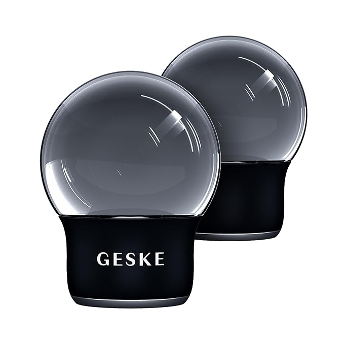 SmartAppGuided™ Cool & Warm Face & Body Massager | 7 in 1 | Multifunctional Massager | Face & Body | Battery-free Cooling & Warming | Firms, Relaxes & De-Puffs Skin | Globular Design