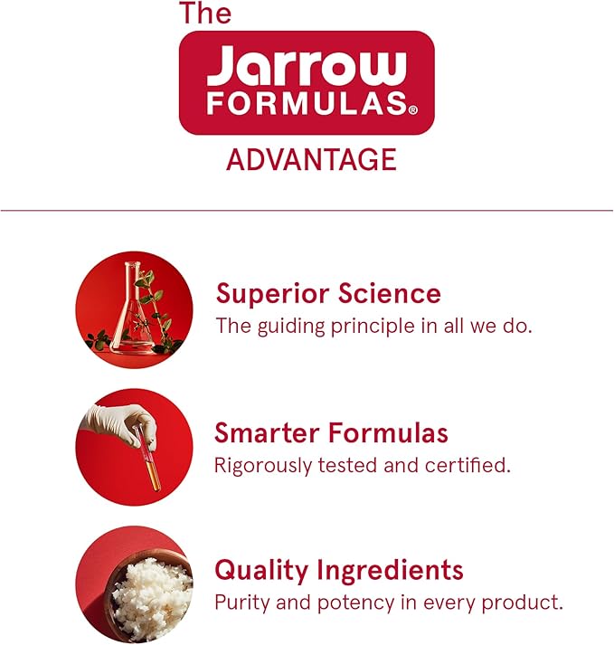 Jarrow Formulas® Hyaluronic Acid 120 mg, Dietary Supplement, Skin Health Support, 120 Veggie Capsules, Up to 60 Day Supply