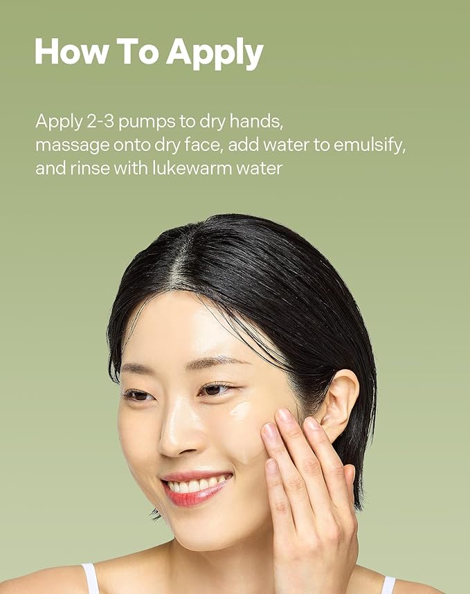 P.CALM Underpore Holy Basil Cleansing Oil – Holy Basil & Tea Tree for Deep Pore Cleansing, Blackhead Removal, and Makeup Removal, Korean Skincare (190ml / 6.42 fl.oz)