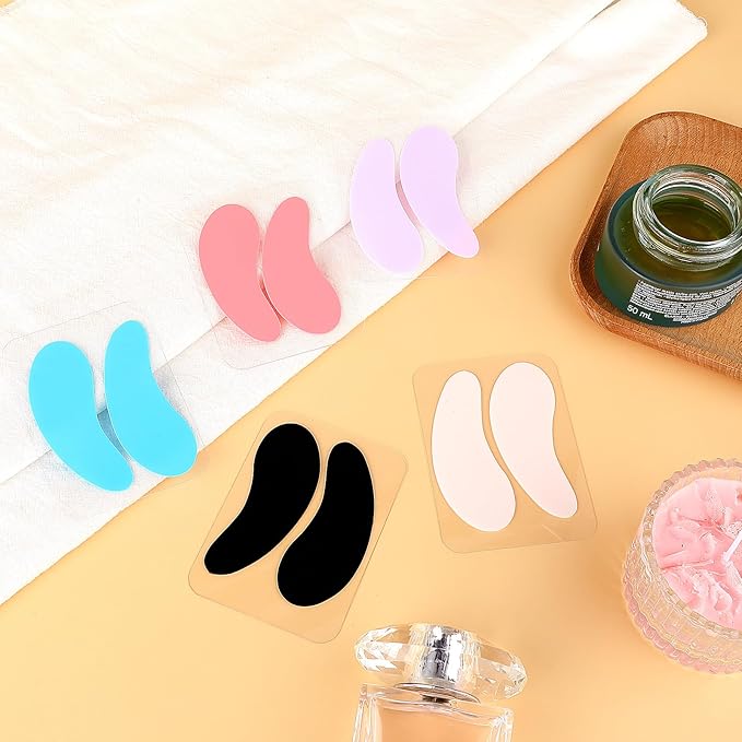 10 PCS Under Eye Patches, Reusable Eye Patches Silicone Patches Under Eye Mask Silicone Eye Patches Reusable Overnight for Dark Circles and Puffiness Effect to Reduce Wrinkles and Fine Lines Colorful