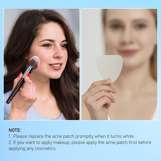 Large Pimple Patches for Face, Hydrocolloid Acne Patches, Zit Patches for Large Troubled Face, Chin, Back Blemish Patches Acne Spot Treatment Blemish Patches Pimple Stickers