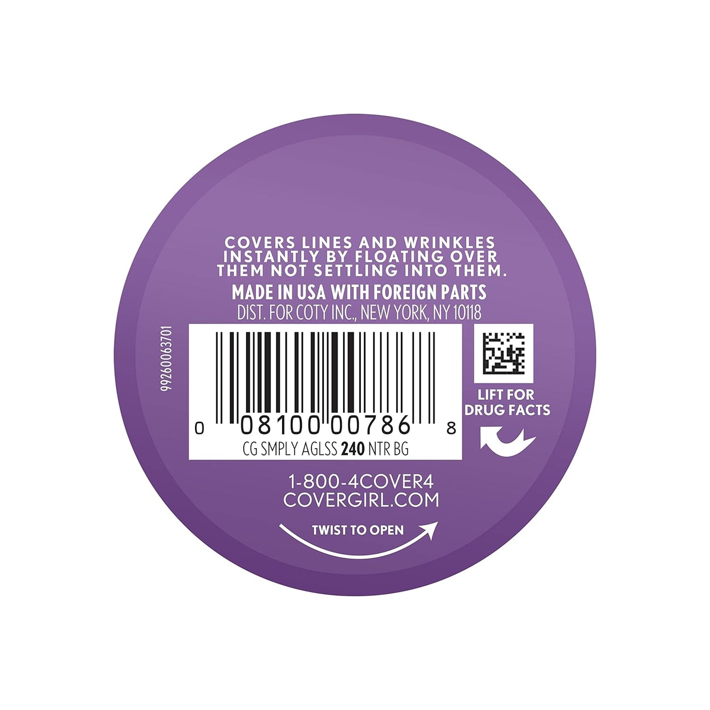 COVERGIRL & Olay Simply Ageless Instant Wrinkle-Defying Foundation, Natural Beige 0.4 Fl Oz (Pack of 1)