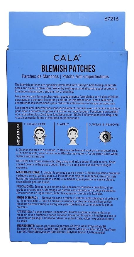 Cala PURIFYING BLEMISH PATCHES (3SHEETS)