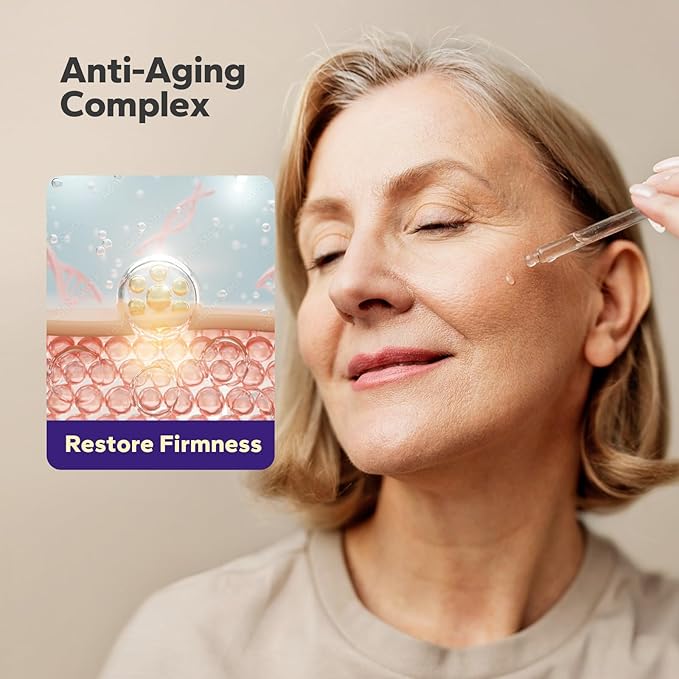 10% Peptide Serum (2 Fl Oz), Collagen Peptide Serum, Hyaluronic Acid & Niacinamide, Anti-Aging Argireline, Hydrating, Firming & Wrinkle-Reducing Face Serum