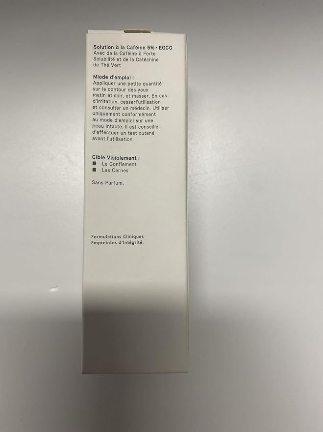 Caffeine Solution 5% + EGCG Eye Serum for Skin Care Caffeine Eye Serum Reducing Puffiness and Dark Circles 30ml