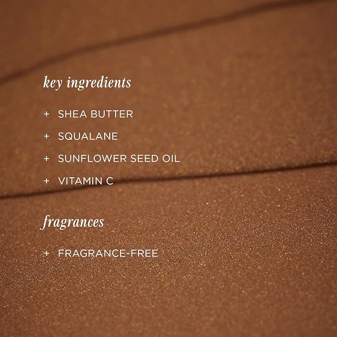 '+ Lux Unfiltered N°10 Blurring Body Glow Lotion - Instant Body Shimmer Lotion that Blurs Imperfections and Hydrates with Shea Butter, Squalane & Vitamin C - Vegan, Cruelty Free, Fragrance Free